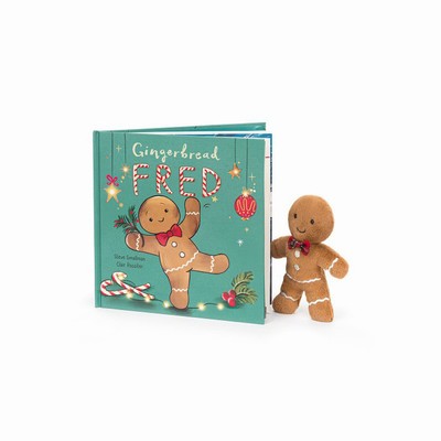 Jellycat Gingerbread Fred and Jolly Gingerbread Fred Original | EDIP-26073